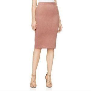 BCBG Max Azria Lyric Faux Suede Midi Skirt